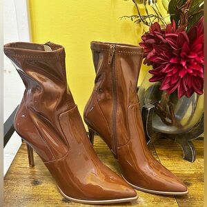 Steve Madden Brown Heeled Boots Western Style